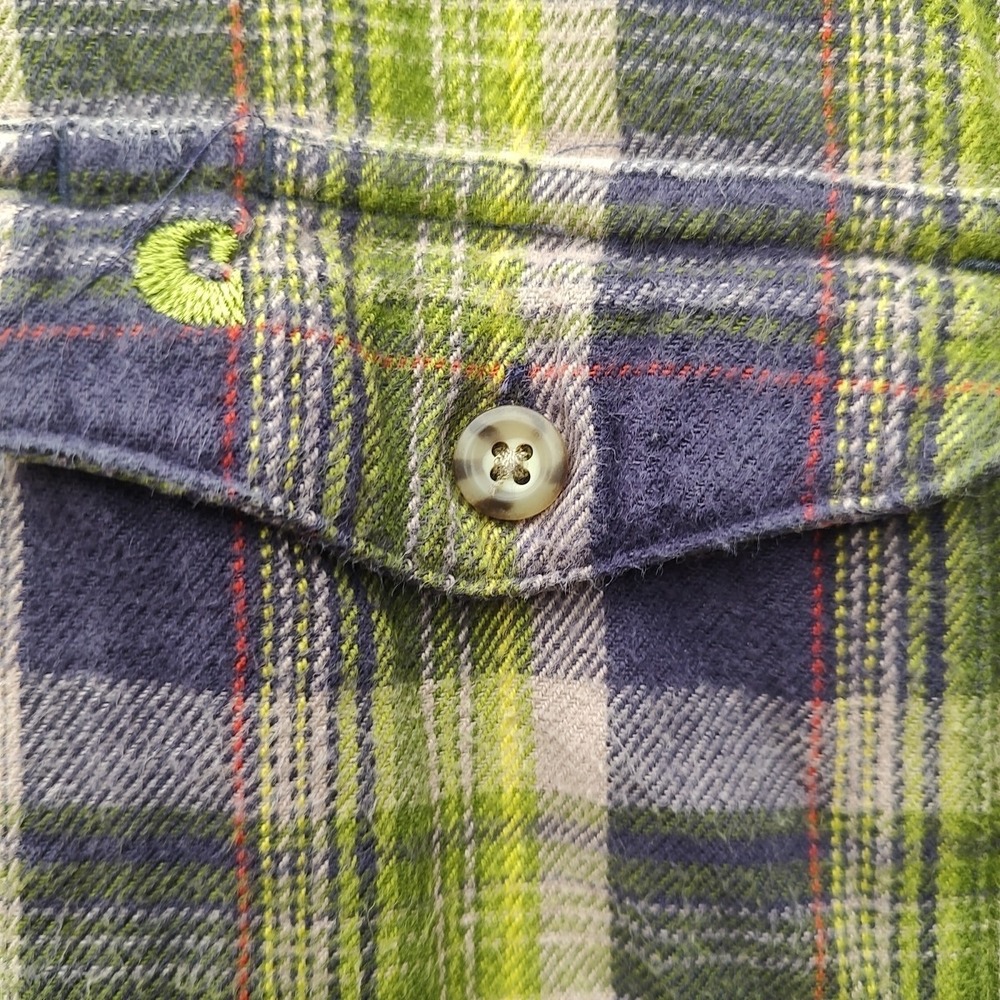 Carhartt For Women Multicolor Flannel‎ Button Up Shirt Size Medium - Picture 6 of 14